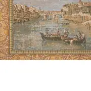 Florence from the Arno Italian Tapestry | Close Up 2