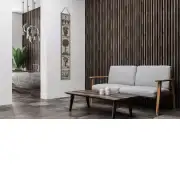 Garden Quilt Beige Wall Tapestry Bell Pull | Life Style 1