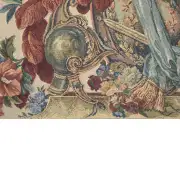 Shield and Sword Beige Italian Wall Tapestry | Close Up 1