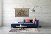 Shield and Sword Beige Italian Wall Tapestry | Life Style 1