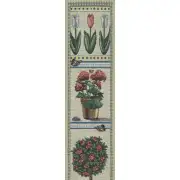 Garden Quilt Green Decorative Bell Pull | Close Up 1