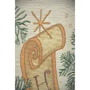 Happy Holidays Scroll Decorative Bell Pull | Close Up 1