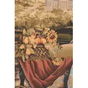 Chateau Bellevue (Square) French Wall Tapestry - 58 in. x 58 in. Wool/cotton/others by Charlotte Home Furnishings | Close Up 1