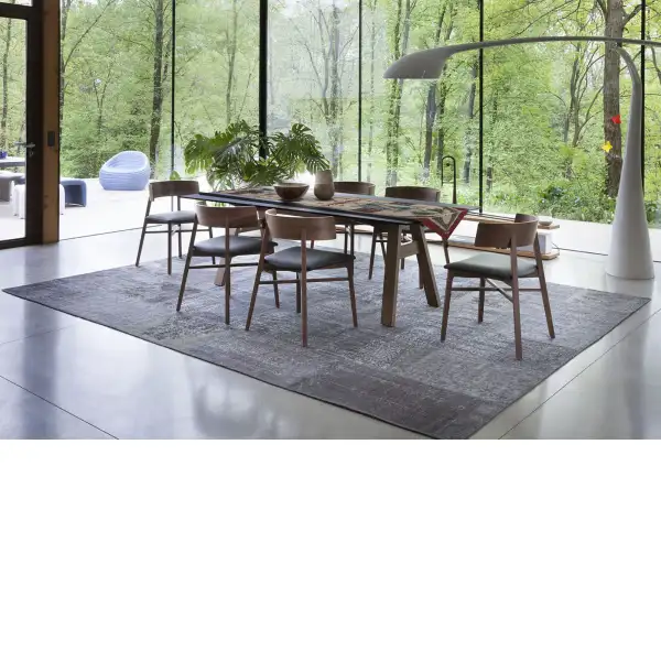 Rustic Retreat with Black Tassels Tapestry Table Mat | Life Style 1