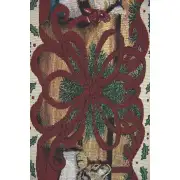 Cat Christmas Party Large Tapestry Table Mat | Close Up 2
