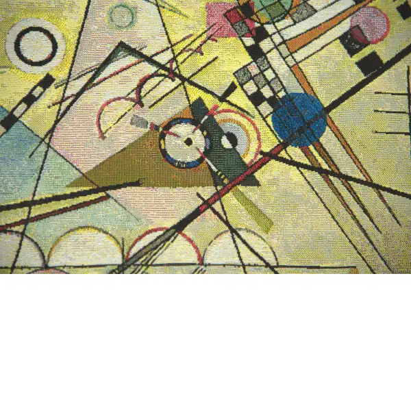 Kandinsky Composition VIII Belgian Tapestry Wall Hanging | Close Up 2