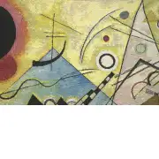 Composition VIII by Kandisnky Belgian Sofa Pillow Cover | Close Up 3