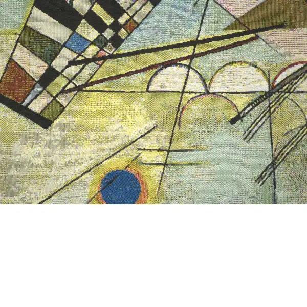 Composition VIII By Kandisnky Belgian Cushion Cover - 18 in. x 18 in. Wool/PolyViscous by Kandinsky | Close Up 4