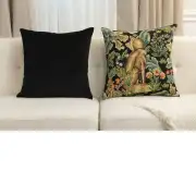 Wolf By William Morris Belgian Cushion Cover - 18 in. x 18 in. Cotton/Viscose/Polyester by William Morris