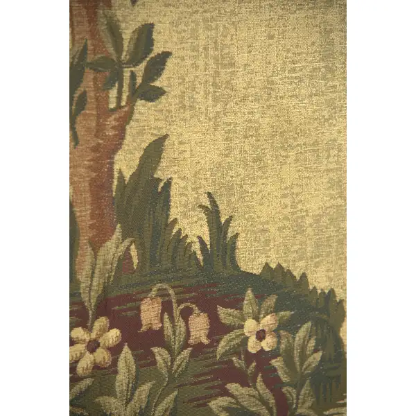 The Orange Tree Chenille Belgian Tapestry | Close Up 2