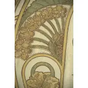 Rose Bush Beige Belgian Wall Tapestry | Close Up 2