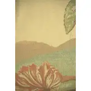 The Grand Bouquet Beige Belgian Wall Tapestry | Close Up 2