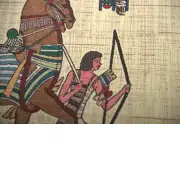 The Off to Battle Stretched Wall Tapestry | Close Up 1