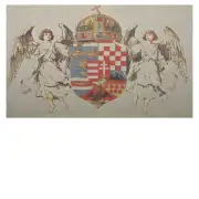 Hungary Coat of Arms Stretched Wall Tapestry | Close Up 4