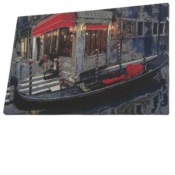 Moonlight Gondola Stretched Wall Tapestry | Close Up 4