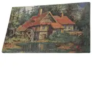 Mill House Stretched Wall Tapestry | Close Up 3