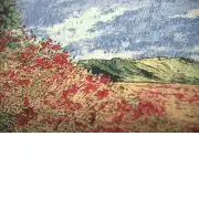 Poppy Fields III Stretched Wall Tapestry | Close Up 1