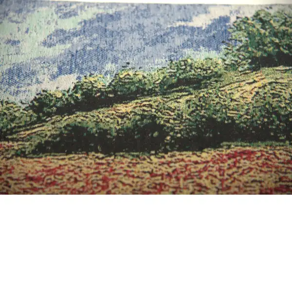 Poppy Fields III Stretched Wall Tapestry | Close Up 2