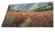 Poppy Fields III Stretched Wall Tapestry | Close Up 3