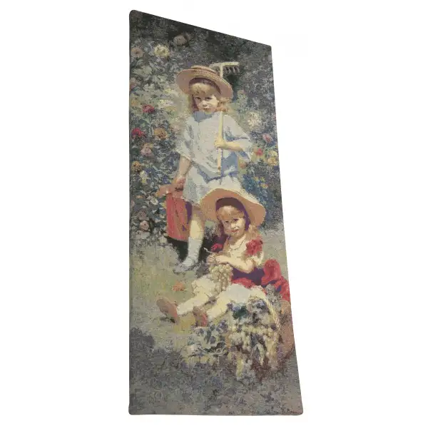 Garden Girls Stretched Wall Tapestry | Close Up 3