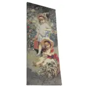 Garden Girls Stretched Wall Tapestry | Close Up 4