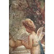 Cherubs In The Garden Stretched Wall Tapestry | Close Up 2