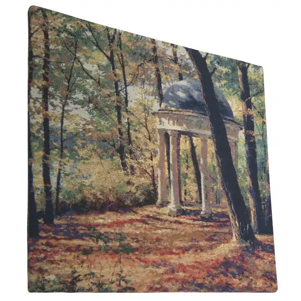 Gazebo in The Park Stretched Wall Tapestry | Close Up 3
