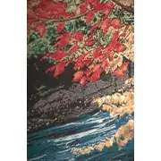 Our River in Autumn Stretched Wall Tapestry | Close Up 2