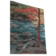 Our River in Autumn Stretched Wall Tapestry | Close Up 3