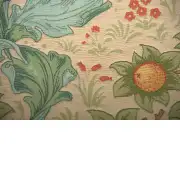Arabesques W/Orange Tree Light Cushion - 19 in. x 19 in. Cotton by William Morris | Close Up 2