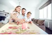 Peonies White Decorative Table Mat | Life Style 1