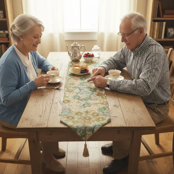 Orange Tree Arabesque Light Decorative Table Mat | Life Style 2