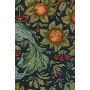 Orange Tree Arabesque Blue Decorative Table Mat | Close Up 1