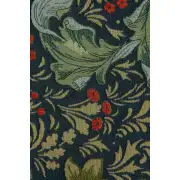 Orange Tree Arabesque Blue Decorative Table Mat | Close Up 2