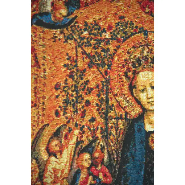Maria with Child Belgian Tapestry Wall Hanging | Close Up 1