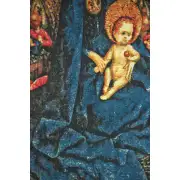 Maria with Child Belgian Tapestry Wall Hanging | Close Up 2