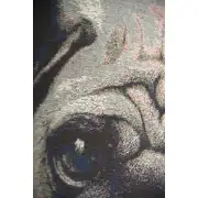 An Ecstatic Pug Stretched Wall Tapestry | Close Up 2