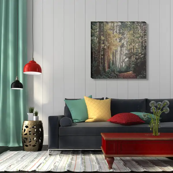 Forest Path Stretched Wall Tapestry | Life Style 1