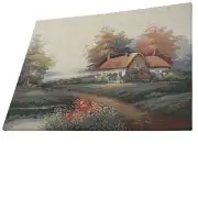 Our Cottage by the Lake Stretched Wall Tapestry | Close Up 3