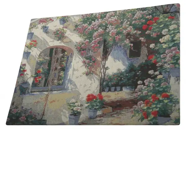 Cordoba Patio Stretched Wall Tapestry | Close Up 3