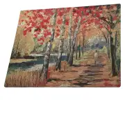 River Walk  Stretched Wall Tapestry | Close Up 3