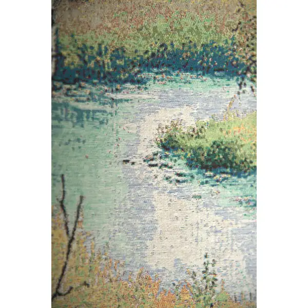 Brook between the Trees Stretched Wall Tapestry | Close Up 1