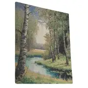 Brook between the Trees Stretched Wall Tapestry | Close Up 3