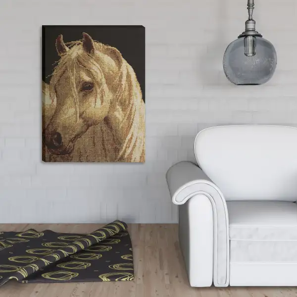 Wild Horse Stretched Wall Tapestry | Life Style 1