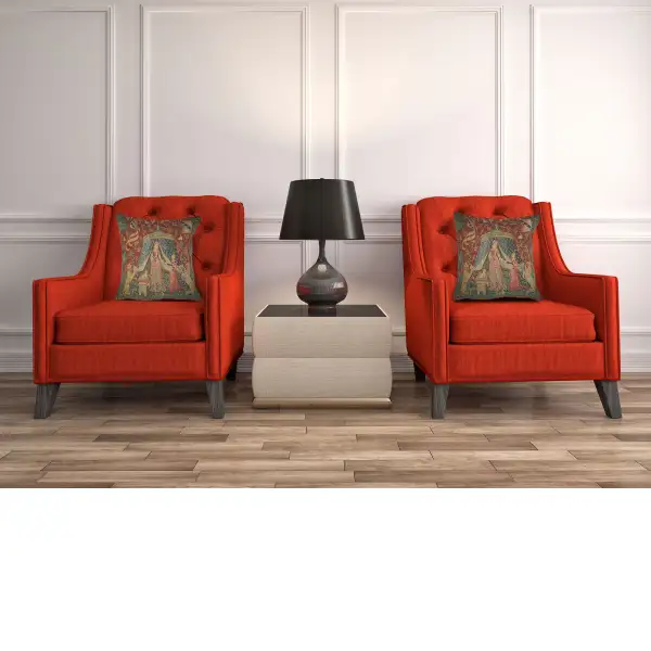 A Mon Seul Desir III Large French Couch Cushion | Life Style 1