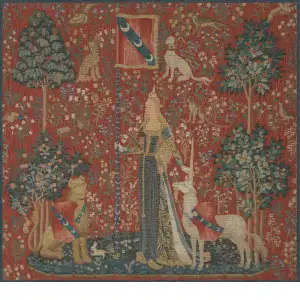 The Touch I Large Tapestry Cushion Cover - 19 in. x 19 in. Cotton by Charlotte Home Furnishings Inc