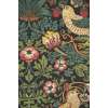 Strawberry Thief Black William Morris European Tapestry | Close Up 1