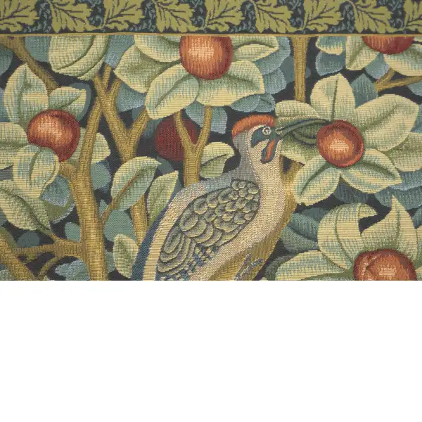 Woodpecker Right By William Morris Belgian Cushion Cover - 18 in. x 18 in. Cotton/Viscose/Polyester by William Morris | Close Up 3