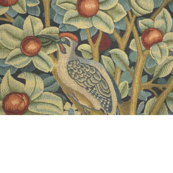 Woodpecker Left By William Morris Belgian Cushion Cover - 18 in. x 18 in. Cotton/Viscose/Polyester by William Morris | Close Up 3