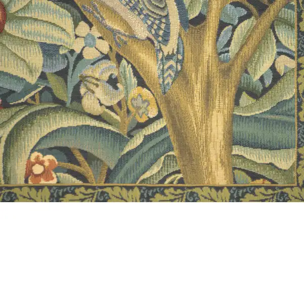 Woodpecker Left By William Morris Belgian Cushion Cover - 18 in. x 18 in. Cotton/Viscose/Polyester by William Morris | Close Up 4